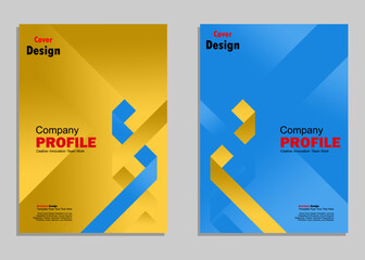 Abstract cover designs. Annual reports, pamphlets, presentations, brochures. Book cover and front page layout designs. Cover design templates.