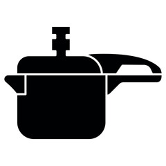 Pressure Cooker Vector Icon – Cooking Equipment Symbol