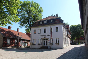 Das Rathaus der Stadt Hornburg