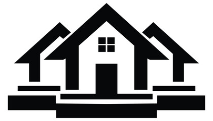 Factory and Building Icon Set – 30 Linear and Solid Vector Icons Including Industrial Plants, Office, School, Hospital, and Environmental Pollution Symbols