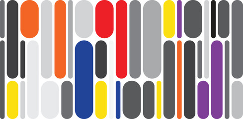 Modern bento grid layout design with vibrant color blocks and clean typography