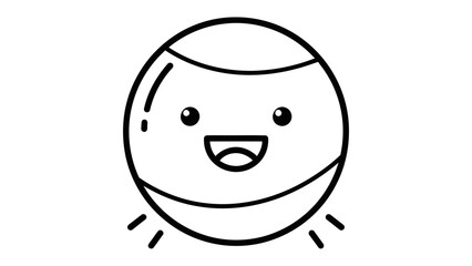 Happy Geometric Shape Character: A cute, geometric character with a joyful expression, perfect for adding a touch of whimsy and delight to any design or project.