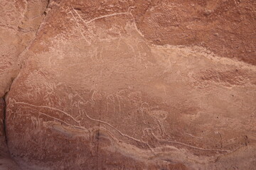 Pre Spanish Petroglyph of Yerbas Buenas, Chile