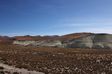 The stunning panorama of Las Vicunas Natural Reserve, Chile