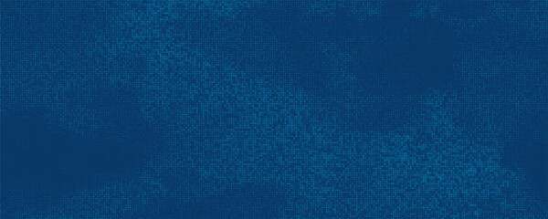 Dark blue halftone dotted abstract background, big data pattern, technology or futuristic