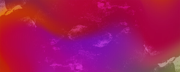 Abstract digital artwork with vibrant swirling gradients in shades of purple, red, orange, and teal. Soft textured