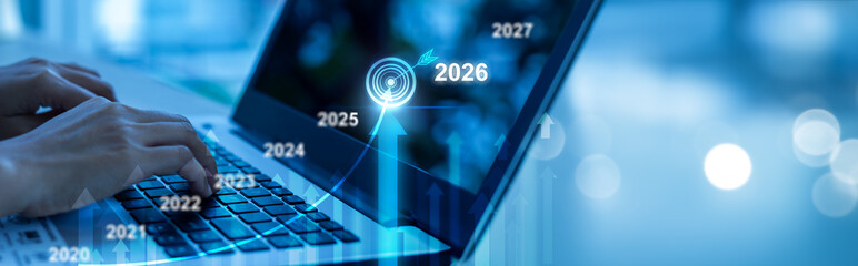 2025 to 2026 business financial plan market concept, performance of profit growth on 2026,...