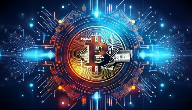 bitcoin and cryptocurrency n modern digital finance and blockchain technology ai generative