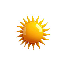 Animated depiction of a brilliant, vibrant sun