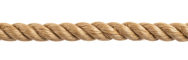 Thick rope segment transparent background cutout png