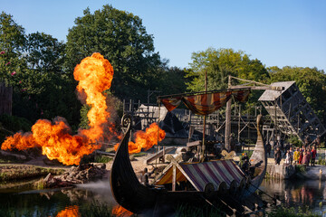 Les Vikings Puy du Fou Vend&eacute;e France
