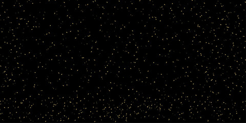 Scattered light streaks and squares on a dark background creating an abstract visual pattern design.	