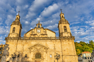 Church of San Nicolas in the city of Bilbao, in Vizcaya, Basque Country.