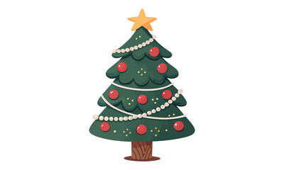 Beautiful Christmas Tree Illustrations and Designs – Festive Xmas Tree Ideas
