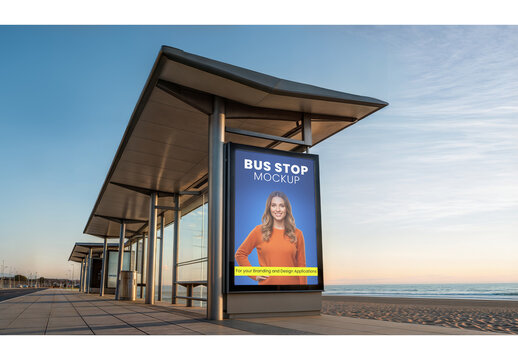 Bus Stop Mockup 67