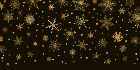 christmas snowflakes pattern background
