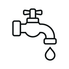 water faucet icon vector design template