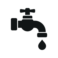 water faucet icon vector design template