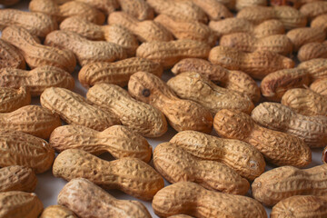 close up of peanuts