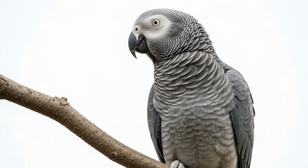 Obraz premium grey parrot