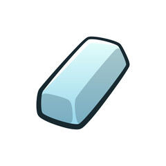 Isolated flat 3d iron ingot icon for game, interface, sticker, app. The sign in a cartoon style for match 3, arcade, rpg. The metal resource sprite for craft element in hyper casual mobile game.