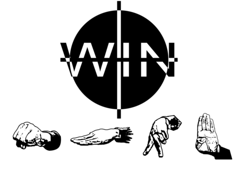 Illustration of four people in a war game team with each player's task being rescue, defender, attacker and explorer.