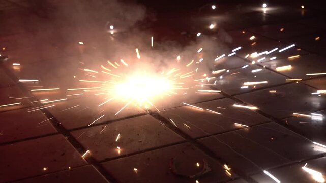 Diwali Celebration with Firecracker, India&rsquo;s most celebrated festival.
