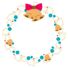 クリスマスリースのイラスト