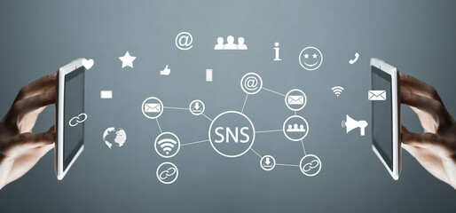 SNS. Social Networking Service. Business