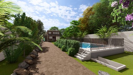 Exterior and Swimming Pool Design