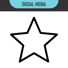 Add to favorite icon set. Heart, star, and bookmark icons set. Minimalist outline and filled styles, for social media apps, web UI, favorite buttons, e-commerce, save, love, and favorite themes