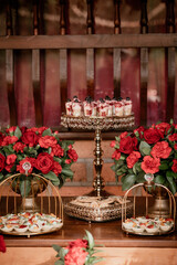 Social event; Individual Presentation Of Tasty Cookies For Party Guests