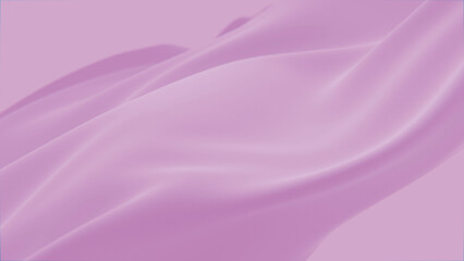Obraz premium Abstract tenderness pink silk background luxury wave cloth satin pastel color fabric. Luxurious care liquid wave splash, wavy fluid texture. Fluttering material. 3D animation motion design wallpaper