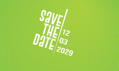 Save the date banner. Can be used for business, marketing and advertising