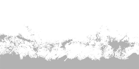 A vintage black ink splash grunge texture pattern vector illustration with a dirty $\mathbfwater$ stain border frame on dark paper