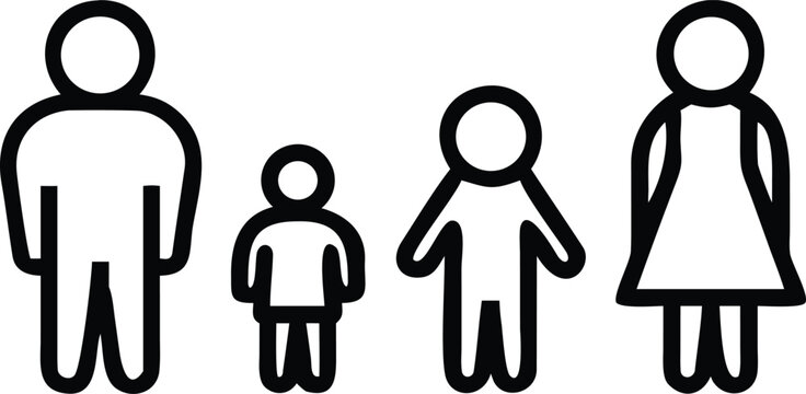 Collection of diverse male person icons representing various activities professions and user profiles for digital interfaces and presentations