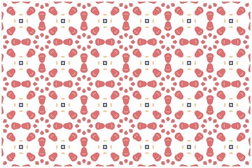 Vector seamless pattern with pink hearts for textile, wallpaper, or paper decoration