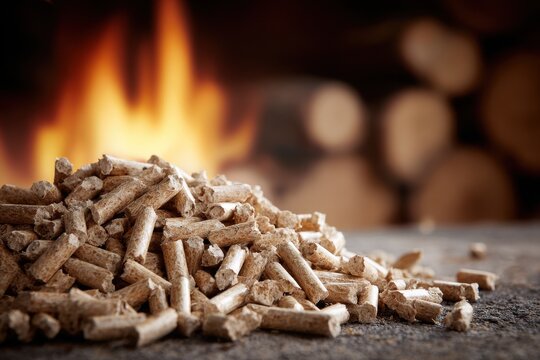 Nachhaltige Holzpellets: Umweltfreundliche W&Atilde;&curren;rmequelle aus dem Wald f&Atilde;&frac14;r erneuerbare Energie und Bioenergie