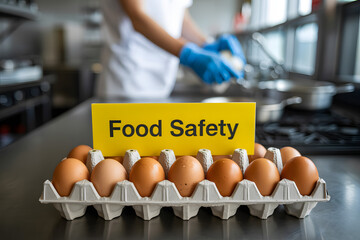 contamination prevention and proper storage of raw eggs in a pro kitchen