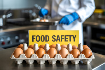 kitchen hygiene and haccp compliance during egg handling and preparation