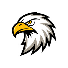 Powerful Eagle Mascot Logo Design for Sports Teams and Brand Identity