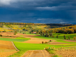 Fototapeta premium Landschaft im Herbst