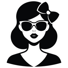 girl with sunglasses