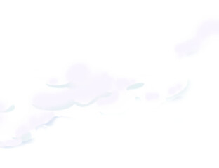 背景が透明な雲の素材