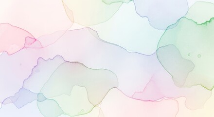 Soft pastel watercolor abstract background for design templates