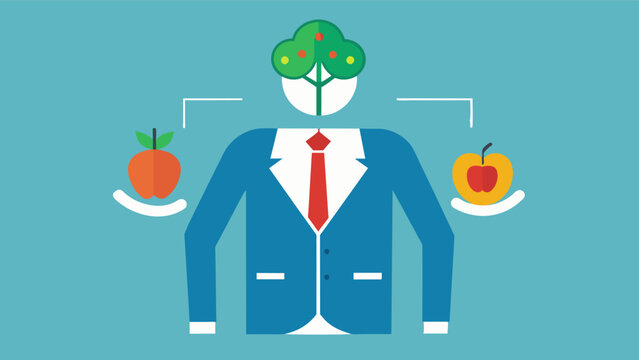 A personalized diet plan is like a custommade suit for your brain tailored to fit its unique needs and requirements.. Vector illustration