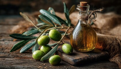 Olive Oil Still Life