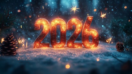 New Year 2026 Celebration Backgrounds and 3D Elements Pack – Festive Holiday Design Collection with Golden Numbers, Fireworks, Balloons, Confetti, and Elegant Light Effects for Seasonal Marketing