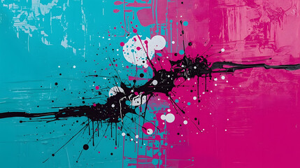 abstract grunge background with splashes