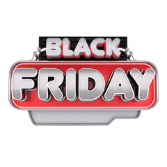 3D Render Black Friday Offers Socialmedia